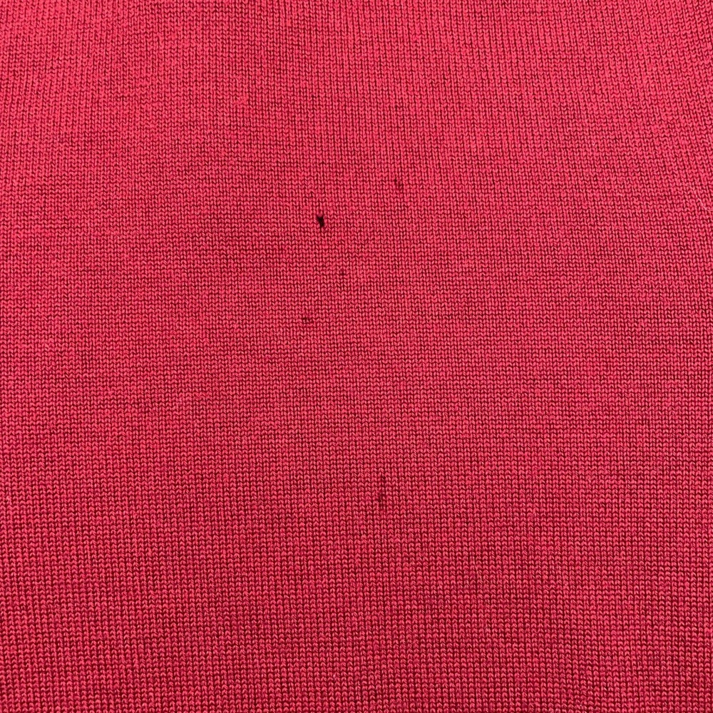 Brooks Brothers Sweater Mens Medium Red 1/4 Zip Italian Merino Wool Pullover - Picture 5 of 11